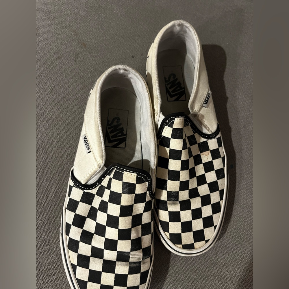Black& White Checkered Vans